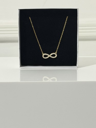 Gold plated infinity - plated, necklace