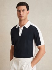 Reiss Mens Blue Colour block