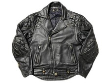Vintage 2000 Langlitz Leathers Columbia Padded Riders Jacket Size Around 48-50