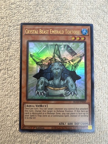 Yugioh crystal beast - beast, emerald