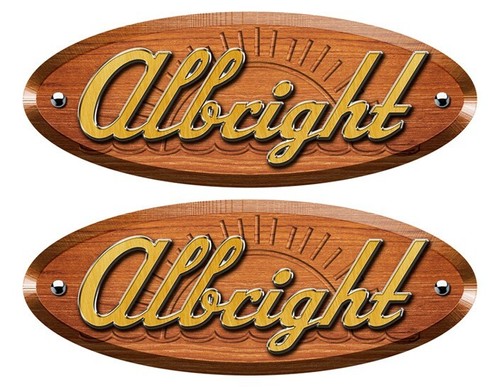 Albright wood grain boat - wood,