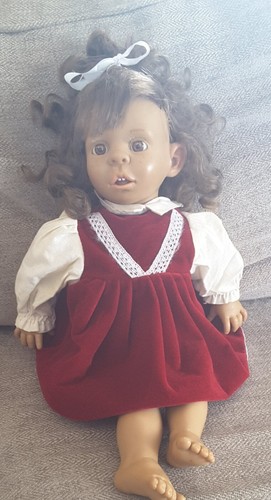 Vintage doll character face - character,