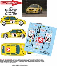 DECALS 1/18 REF 0206 CITROEN