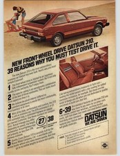 1979 Red Datsun 310 2 Door