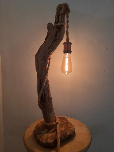 Driftwood lamp - driftwood,
