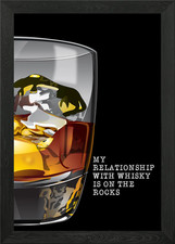 Whisky Lover Wall Art Framed