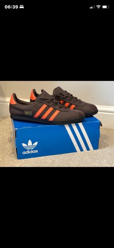 Adidas trimm star brown - trimm, brown/orange