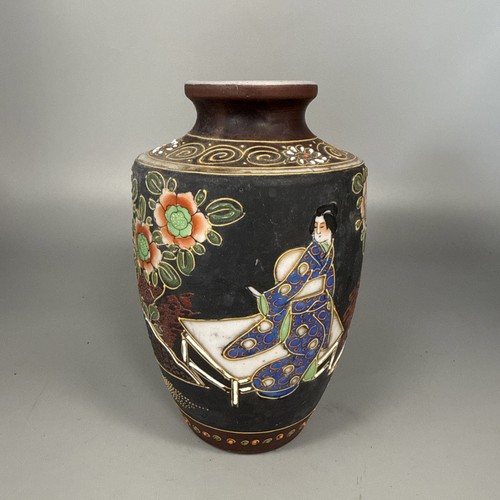 Vintage japanese satsuma vase - japanese,