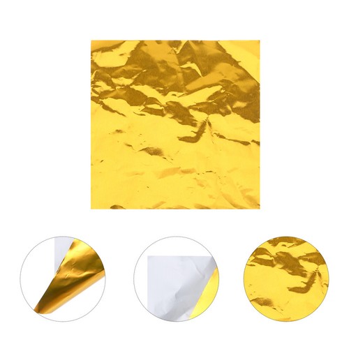 Golden aluminum foil candy - golden,