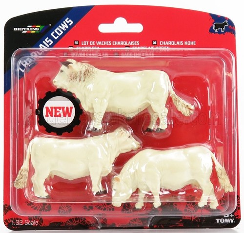 Britains charolais cows 32 - britains, 1:32
