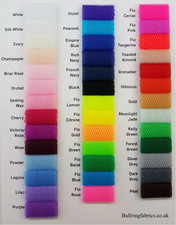 Plain Dress Net Tutu Tulle Nylon Standard Stiff Dress Net Fabric Underskirts 60"