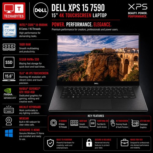Dell xps 7590 - xps, 4k