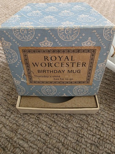 Royal worcester birthday mug - worcester,