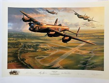 NICOLAS TRUDGIAN “BOMBER FORCE” SIGNED PRINT. 