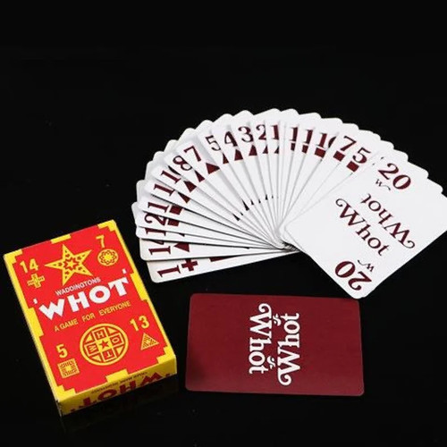 Waddingtons whot card game - card,