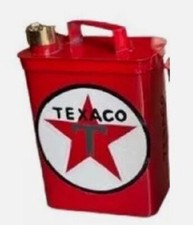 Texaco Square Petrol Can Brass