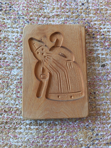 Wooden cookie butter - cookie, mold