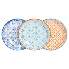 6x Hand-Printed Sauce Dishes