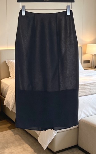 Reiss black gold godet - reiss,