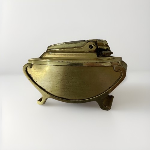 Ronson 1970s brass table - ronson,