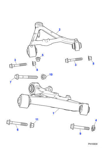 Jaguar genuine nut retainer - genuine,