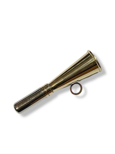Small brass gamekeeper hunting - brass,