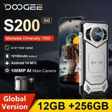 NEW DOOGEE S200 5G Rugged Phone 32GB+256GB 100MP 10100mAh NFC Global 6.72" 120Hz