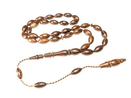 Coquilla nut prayer beads - coquilla,