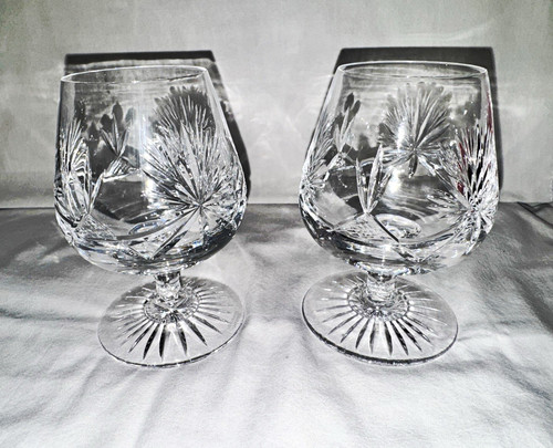 Pair vintage edinburgh - pair, crystal