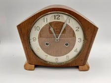 Vintage Smiths Art Deco Walnut