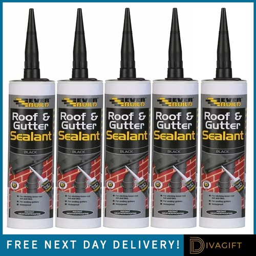 Everbuild black roof gutter - everbuild,