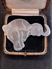 Vintage Large Elephant Brooch