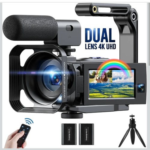 Camcorder video camera dual - camcorder,