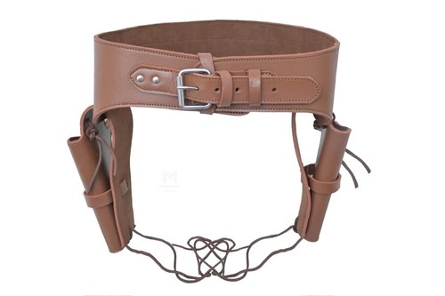 Brown double holster - brown,