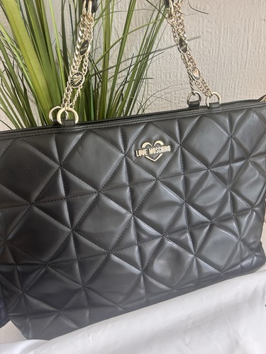 Beautiful moschino black tote - black,