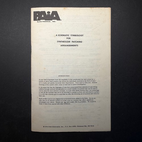 Vinatge paia zine schematic - vinatge,