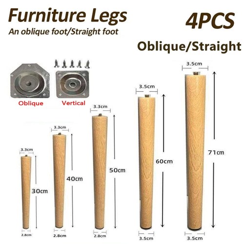4pcs wood furniture legs - furniture,