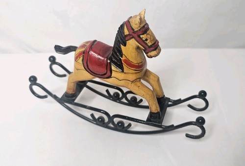 Vintage wooden rocking - vintage,