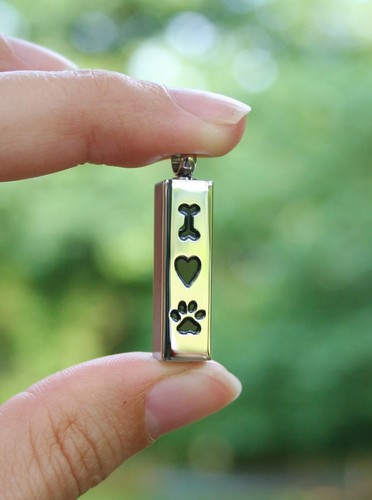 Pet cremation jewelry pendant - pet,