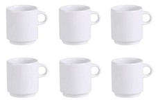 Set of 6 - 180ML White Tea Mug