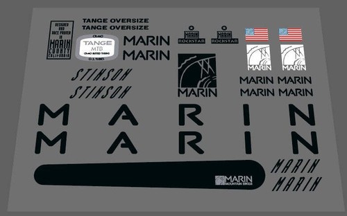 Marin stinson 1991 set - marin,