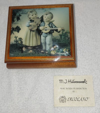 1999  MJ Hummel `Happy Days`  Ercolano Music Box - plays Edelweiss - Numbered