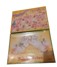 JIGSAW PUZZLES  PIGGIN 2 NEW BOXED SEALED MILLENNIUM RELAX 500 PIECE PIGS GAMES