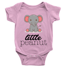 Little Peanut Babygrow Cute New Baby Elephant Animals Present Gift