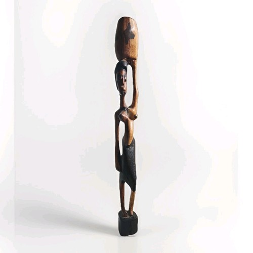 African hand carved wooden - carved,