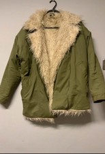 Topshop Khaki Parka Jacket