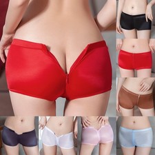 Women Boyshorts Zip Up Crotch