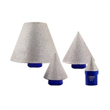 SHDIATOOL 35/50mm Diamond Cone Milling Bit Tile Chamfering Finger Hole Saw Tool