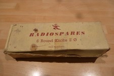 Antique Radio Knobs x 5. Radiospares.