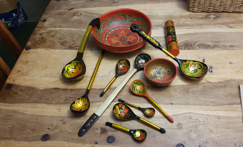 Vintage khokhloma russian - vintage,